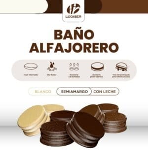 CHOCOLATE BAÑO ALFAJORERO SEMIAMARGO STICK X1KG ALPINO