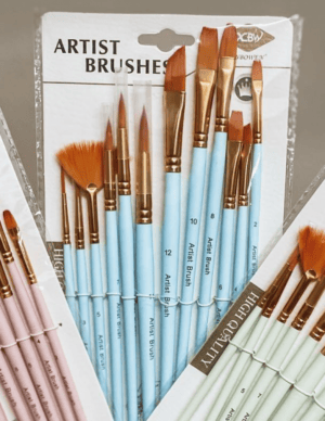 SET PINCEL COLOR PASTEL - SET X 12 U.