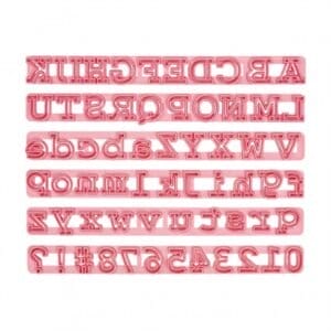 Cortante Letras y Numeros Typing (MAYUS+MIN) LA BOTICA - Imagen 3