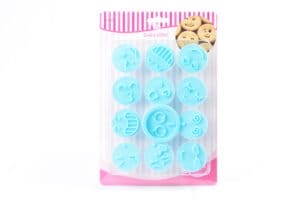PACK 12 CORTANTES GALLETITAS FORMA DE CARITAS S738 (CS2)
