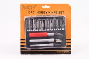 SET CUTTER BISTURI 13 PIEZAS c/PUNTAS INTERCAMBIABLES