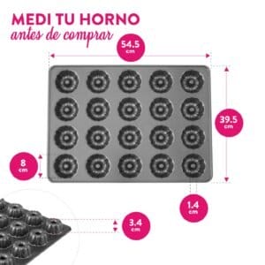 Mega Molde De Budines Estriados Perfect Results (Wilton) - Imagen 4