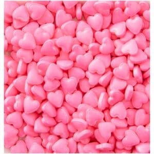 Sprinkles Corazones Rosa WILTON - Imagen 2