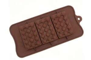 MOLDE SILICONA 3 TABLETAS CHOCOLATE t/POP IT (LIS) - Imagen 4