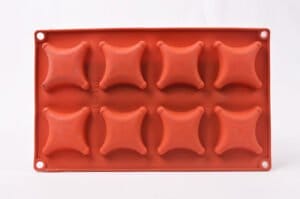 MOLDE SILICONA MARRON MOD.8 PICOS (9166) (CSP)