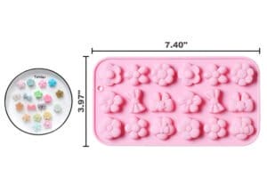 MOLDE SILICONA 18 MINI FLORES Y MOÑOS 2285 (CNA) - Imagen 2