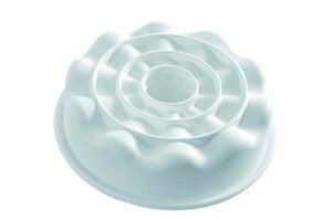TORTERA SAVARIN SILICONA c/TUBO FONDO ONDAS