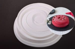 TORTERA SILICONA REDONDA ESPIRAL 20cm BM2300 (CNA)