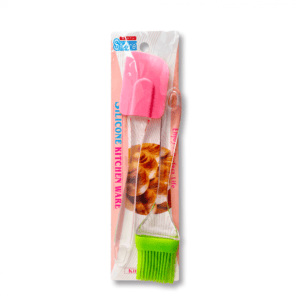SET ESPATULA Y PINCEL SILICONA P/ COCINA GRANDE