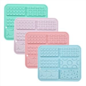 MOLDE SILICONA p/6 TABLETAS CHICAS p/CHOCOLATE TEXTURIZADAS 02 (CS)