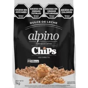 CHOCOLATE CHIPS DULCE DE LECHE ALPINO X1KG