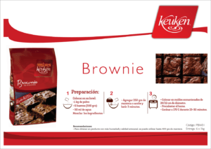 PREMEZCLA BROWNIE KEUKEN X100G (SUELTO) - Imagen 2