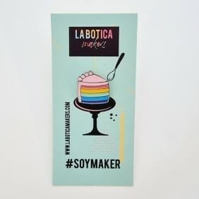 Pins Metalico Porcion Torta Arcoiris Rosa LA BOTICA