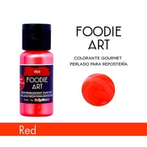 Foodie Art Neón Perlado - Red