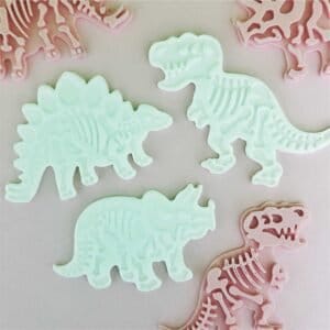 Cortantes Dinosaurios Kit de 3 unidades con marcador