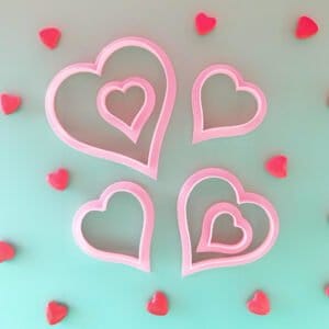 Cortantes Corazones Kit de 6 unidades