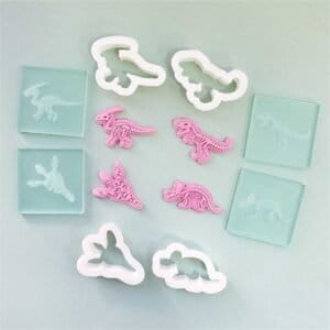 Kit Mini sellos + Kit Mini cortantes Dino Esqueleto S186