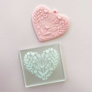 Sello y Cortante Corazon Linea Colgante S242