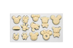 MOLDE SILICONA 13 FIGURAS MICKEY