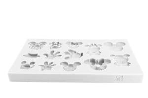 MOLDE SILICONA 13 FIGURAS MICKEY - Imagen 3
