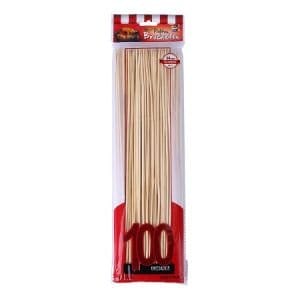 PALITO BROCHETTE 30Cm x 100 unidades bolsa ROJA