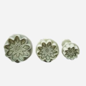 SET 3 CORTANTES EXPULSORES FLOR CLAVEL