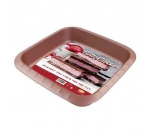 Betty Crocker® - Pink Line - Molde Cuadrado 24 X 24 X  5 Cm - 0.5 Mm