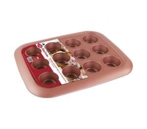 Betty Crocker® - Pink Line -  Molde Mini Muffing 12 Cup 29 X 23 X 3 Cm - 0.5 Mm