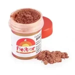Colorante Fleibor Polvo Brillante x4g Bronce