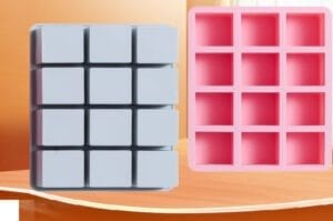 MOLDE SILICONA x12 CUBOS RECTANGULARES