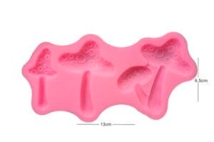 MOLDE SILICONA 4 HONGUITOS