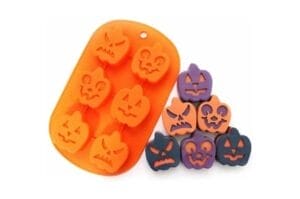 MOLDE SILICONA HALLOWEEN 6 FIGURAS CALABAZA