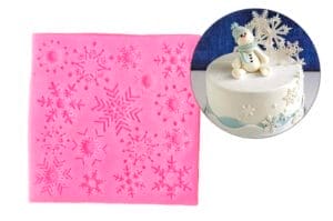 MOLDE SILICONA COPOS NIEVE MULTIPLES