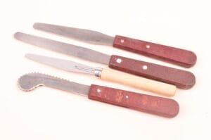 SET 4 ESTECAS METALICAS p/ARCILLA Y PORCELANA