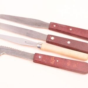 SET 4 ESTECAS METALICAS p/ARCILLA Y PORCELANA