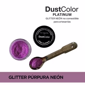 DustColor GLITTER Purpura Neón