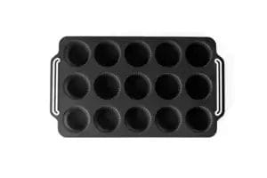 Molde de Silicona para Tarteleta x 15 con Cortante 30 x 19 x 2 cm SIL&HOME - Imagen 5